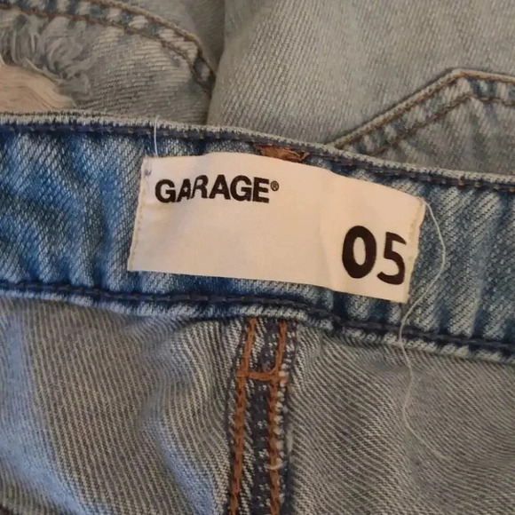 Garage Distressed Denim Mini Skirt - Picture 5 of 6